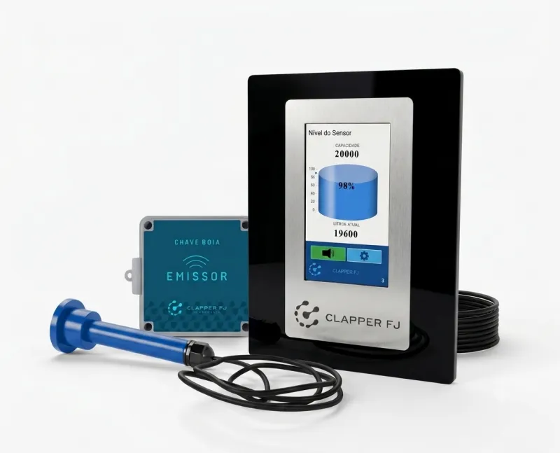 Kit Monitor de Nível – Sem Fio Tela Touch